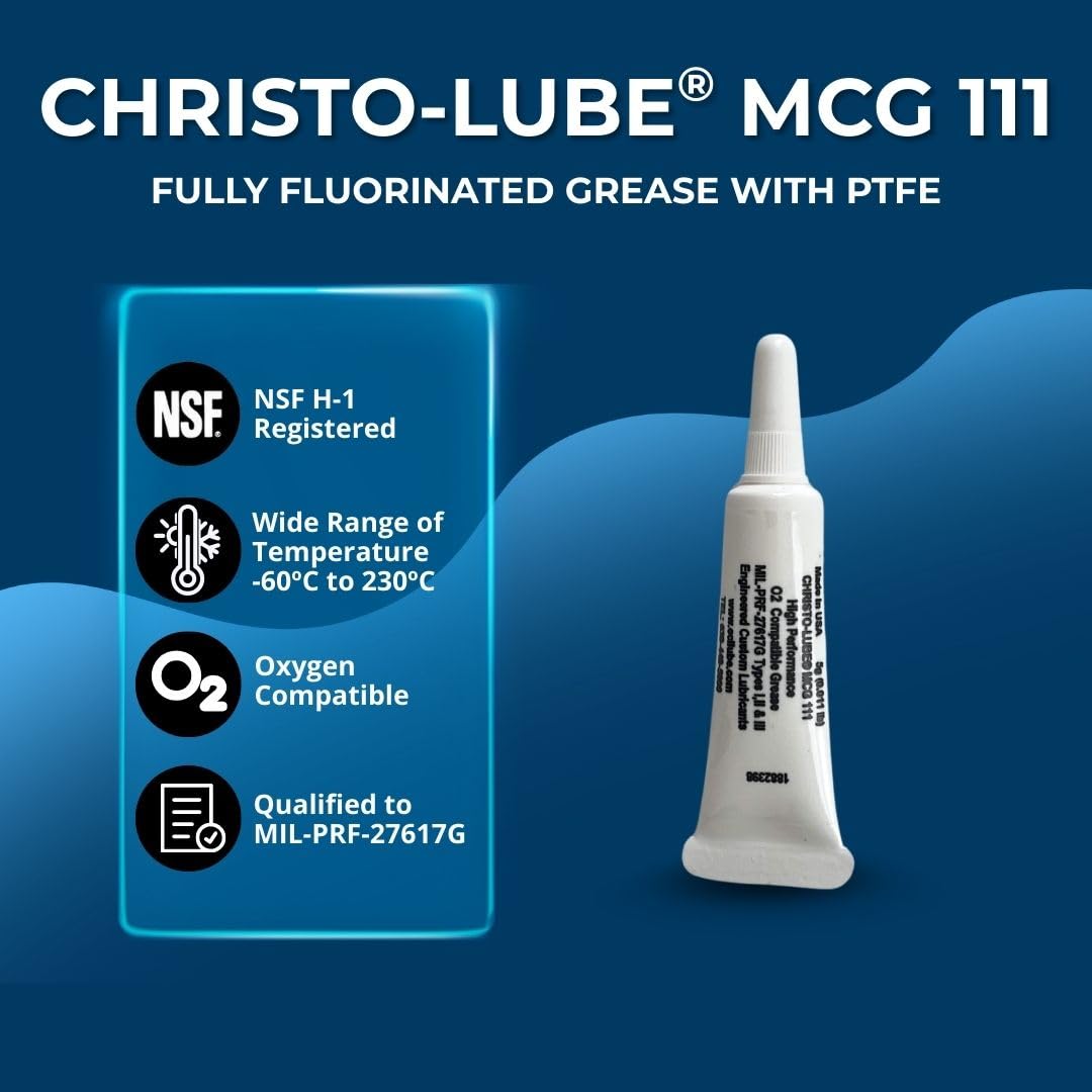 Amazon.com: Christo-Lube MCG 111 Oxygen-Compatible Grease - 5g